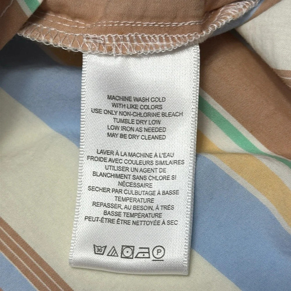 BDG Urban Outfitters Women’s Striped Oversized Button Down Pockets Size Medium - Picture 8 of 9